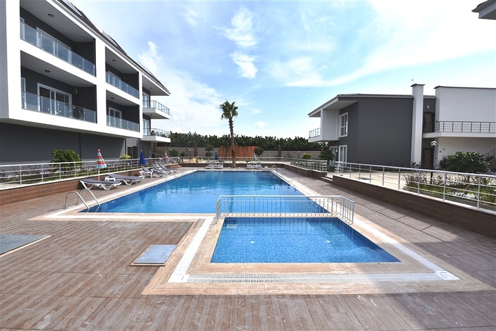 Новая квартира 2+1 с видом на море в Авсалларе