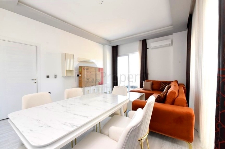 Новая квартира 2+1 с видом на море в Авсалларе