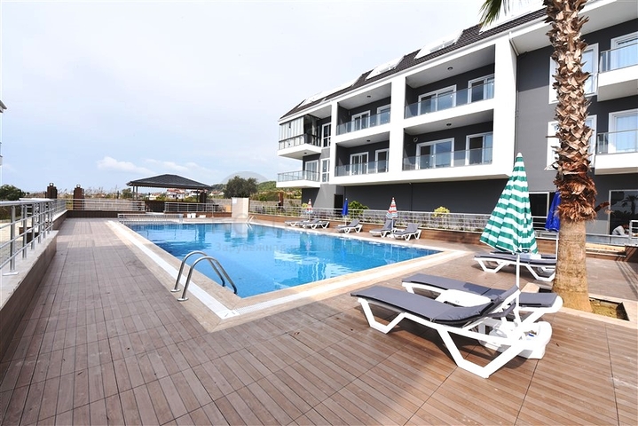 Новая квартира 2+1 с видом на море в Авсалларе