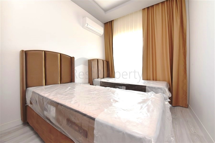 Новая квартира 2+1 с видом на море в Авсалларе