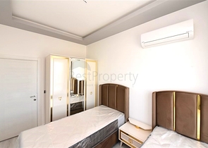 Новая квартира 2+1 с видом на море в Авсалларе