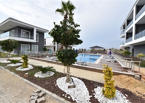 Новая квартира 2+1 с видом на море в Авсалларе