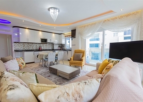 Просторная и светлая квартира планировкой 2+1 в районе Махмутлар