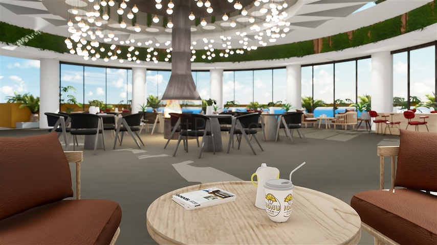 Квартира 1+1 в самом масштабном проекте в Алании в районе Тюрклер