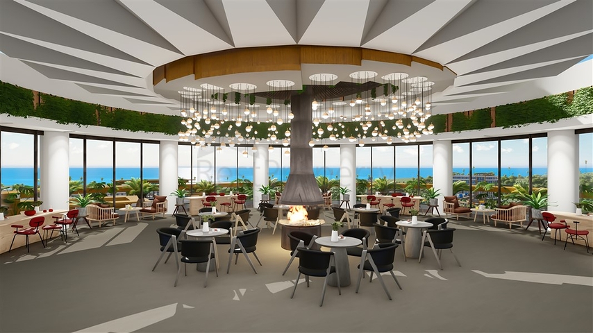 Квартира 1+1 в самом масштабном проекте в Алании в районе Тюрклер