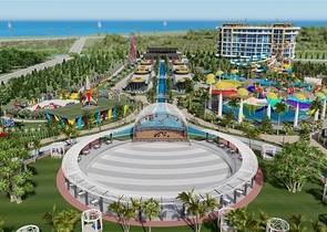 Квартира 1+1 в самом масштабном проекте в Алании в районе Тюрклер