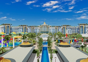 Квартира 1+1 в самом масштабном проекте в Алании в районе Тюрклер