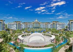 Квартира 1+1 в самом масштабном проекте в Алании в районе Тюрклер