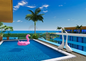 Квартира 1+1 в самом масштабном проекте в Алании в районе Тюрклер