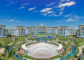 Квартира 1+1 в самом масштабном проекте в Алании в районе Тюрклер