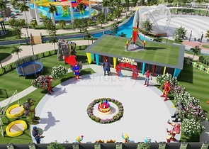 Квартира 1+1 в самом масштабном проекте в Алании в районе Тюрклер