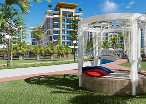 Квартира 1+1 в самом масштабном проекте в Алании в районе Тюрклер