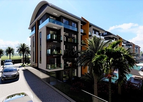 Квартира 1+1 в районе Окурджалар