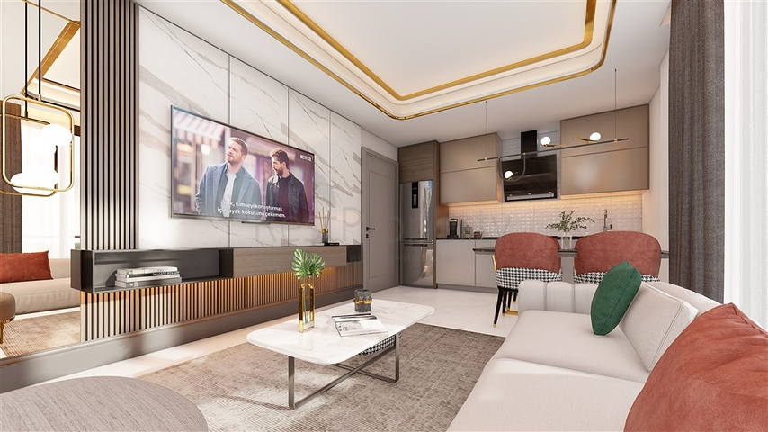 Пентхаус 2+1 в новом комплексе в центре Махмутлара