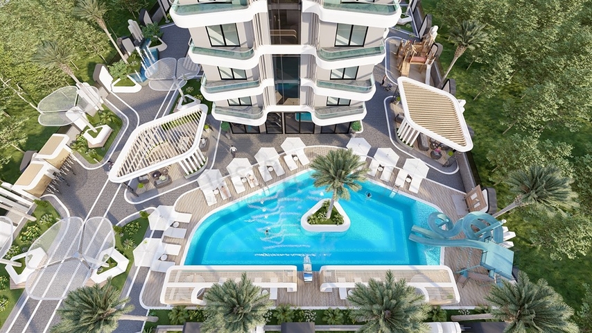 Пентхаус 2+1 в новом комплексе в центре Махмутлара