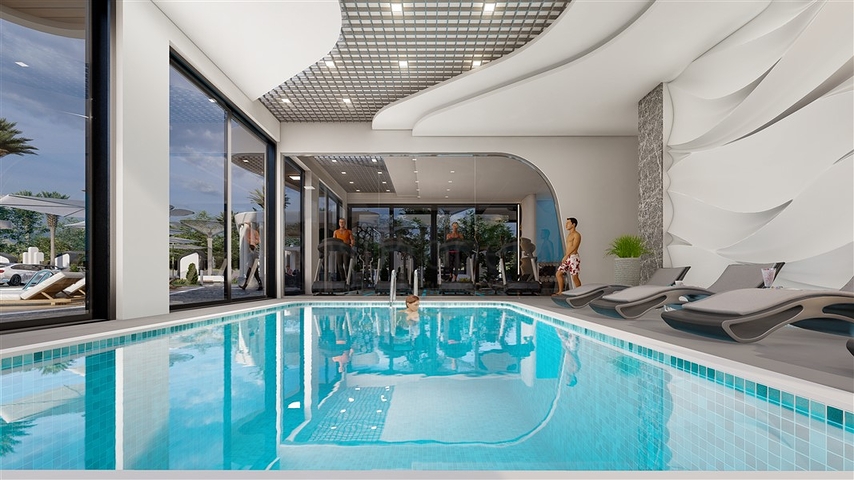 Пентхаус 2+1 в новом комплексе в центре Махмутлара