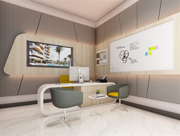 Пентхаус 2+1 в новом комплексе в центре Махмутлара