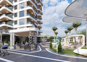 Пентхаус 2+1 в новом комплексе в центре Махмутлара