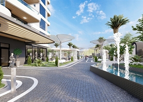 Пентхаус 2+1 в новом комплексе в центре Махмутлара