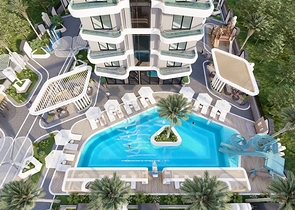 Пентхаус 2+1 в новом комплексе в центре Махмутлара