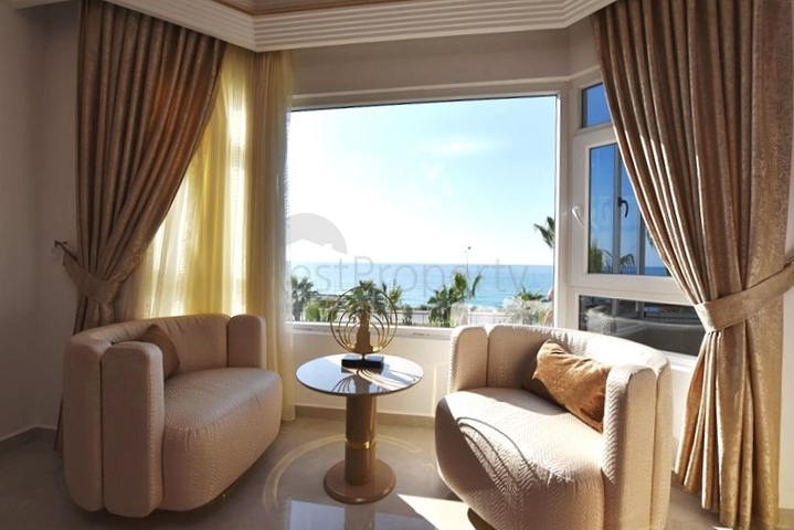 Уютные апартаменты 2+1 с видом на море в Тосмуре