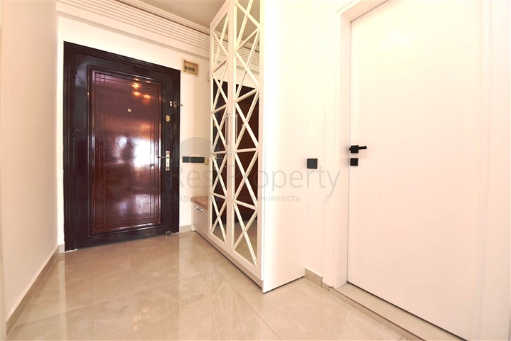 Уютные апартаменты 2+1 с видом на море в Тосмуре