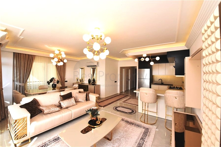 Уютные апартаменты 2+1 с видом на море в Тосмуре