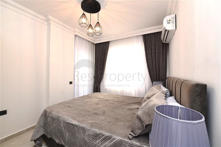 Уютные апартаменты 2+1 с видом на море в Тосмуре