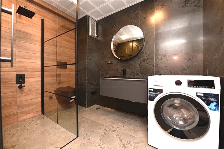 Уютные апартаменты 2+1 с видом на море в Тосмуре