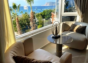 Уютные апартаменты 2+1 с видом на море в Тосмуре