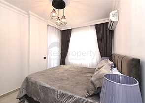 Уютные апартаменты 2+1 с видом на море в Тосмуре