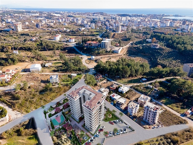 Квартира 1+1  в строящемся комплексе в Авсалларе