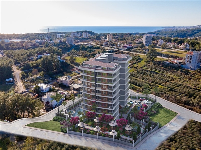 Квартира 1+1  в строящемся комплексе в Авсалларе