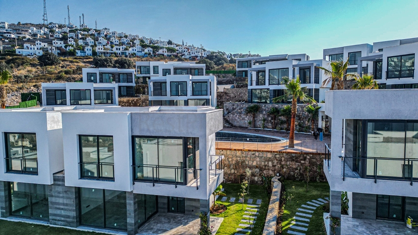 Новый комплекс с панорамным видом на море в уютном месте в районе Ялыкавак. Новый комплекс с панорамным видом на море в уютном месте в районе Ялыкавак.