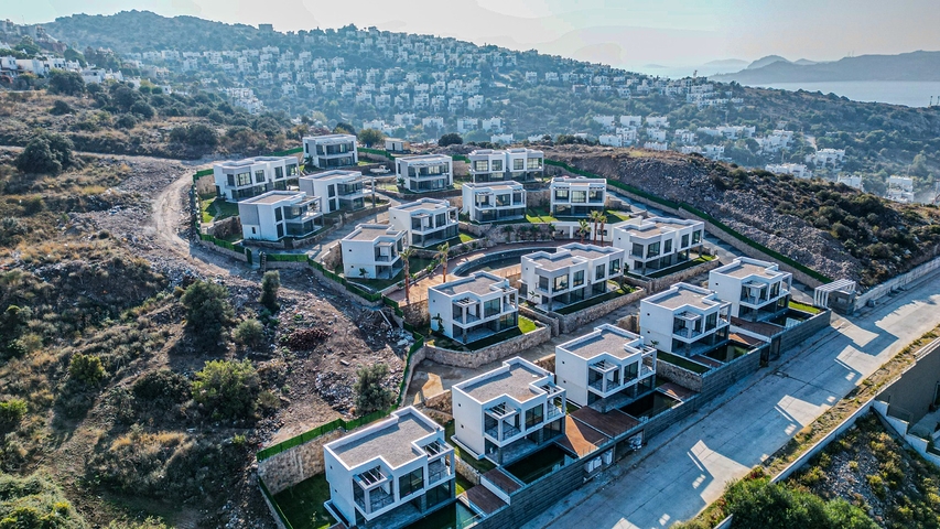 Новый комплекс с панорамным видом на море в уютном месте в районе Ялыкавак. Новый комплекс с панорамным видом на море в уютном месте в районе Ялыкавак.