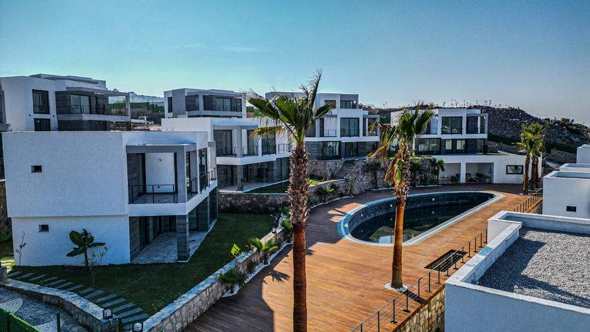 Новый комплекс с панорамным видом на море в уютном месте в районе Ялыкавак. Новый комплекс с панорамным видом на море в уютном месте в районе Ялыкавак.