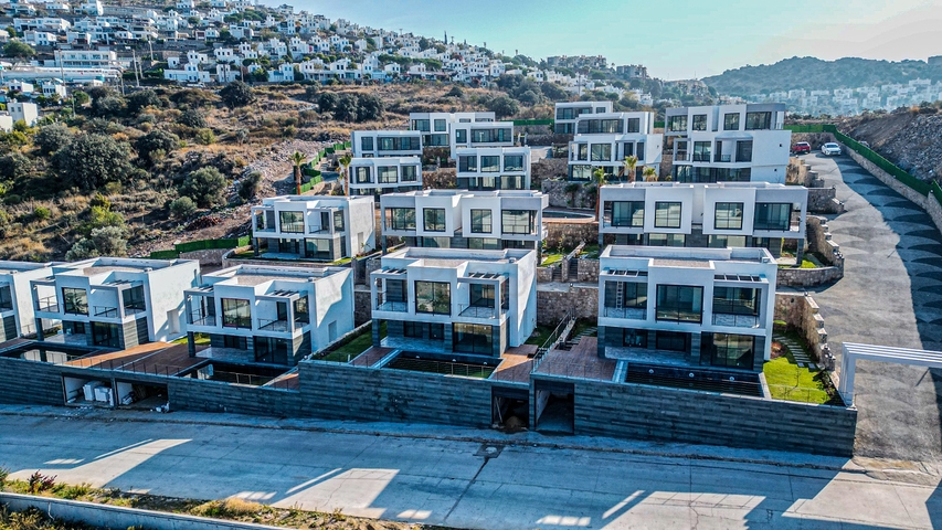 Новый комплекс с панорамным видом на море в уютном месте в районе Ялыкавак. Новый комплекс с панорамным видом на море в уютном месте в районе Ялыкавак.