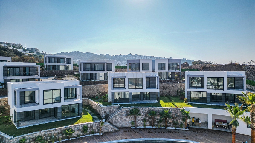 Новый комплекс с панорамным видом на море в уютном месте в районе Ялыкавак. Новый комплекс с панорамным видом на море в уютном месте в районе Ялыкавак.