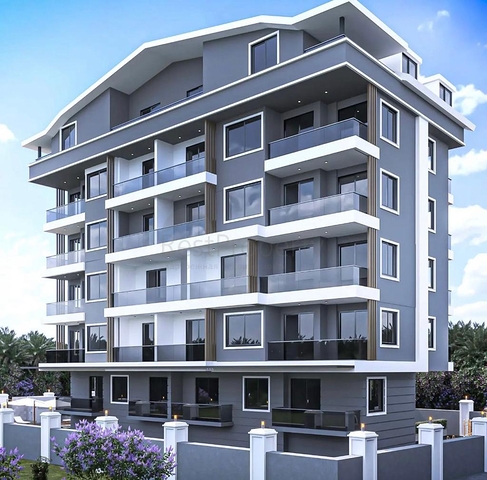 Меблированная двухкомнатная квартира в 700 м от моря в Газипаша