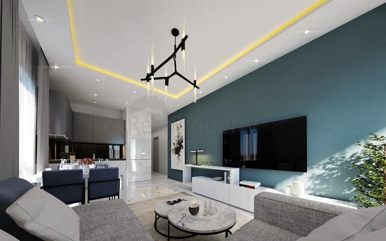 Инвестиционный проект в центре Алании в 200 м от моря 