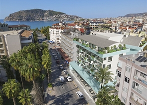 Инвестиционный проект в центре Алании в 200 м от моря 