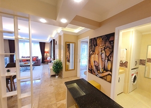 Двухкомнатная квартира в районе Джикджилли 