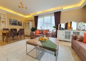 Двухкомнатная квартира в районе Джикджилли 