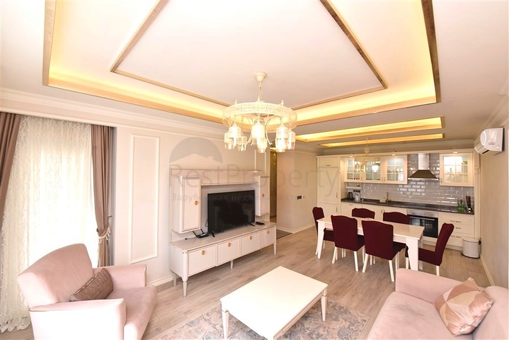 Квартира 2+1 в топовом комплексе в центре Алании