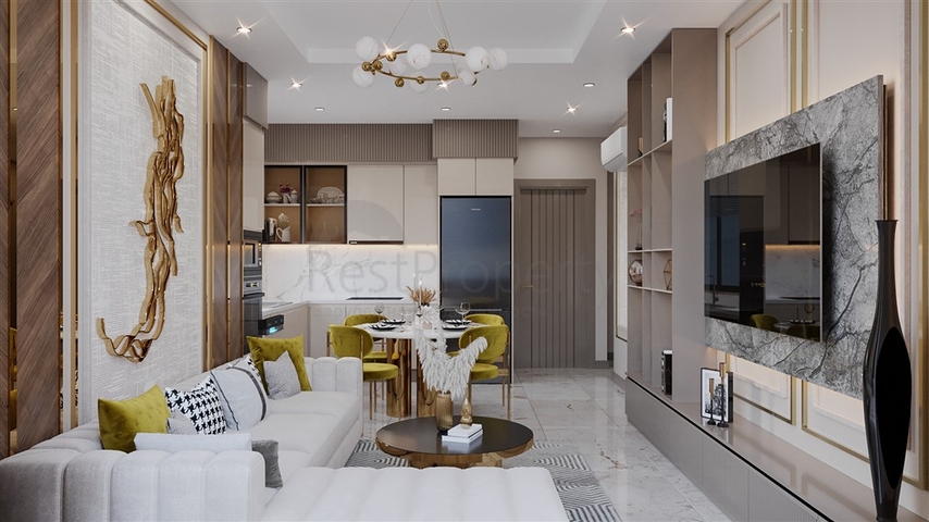 Проект с отельной инфраструктурой в шаговой доступности до пляжа Клеопатры