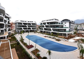 Квартира 1+1 в новом комплексе в районе Оба