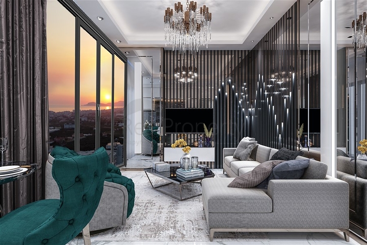 Апартаменты в новом комплексе в районе Махмутлар