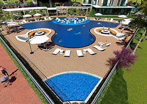 Апартаменты в новом комплексе в районе Махмутлар