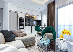 Апартаменты в новом комплексе в районе Махмутлар