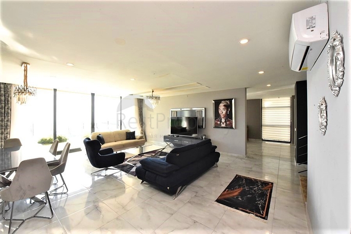 Вилла планировки 5+1 с шикарным видом на Аланию